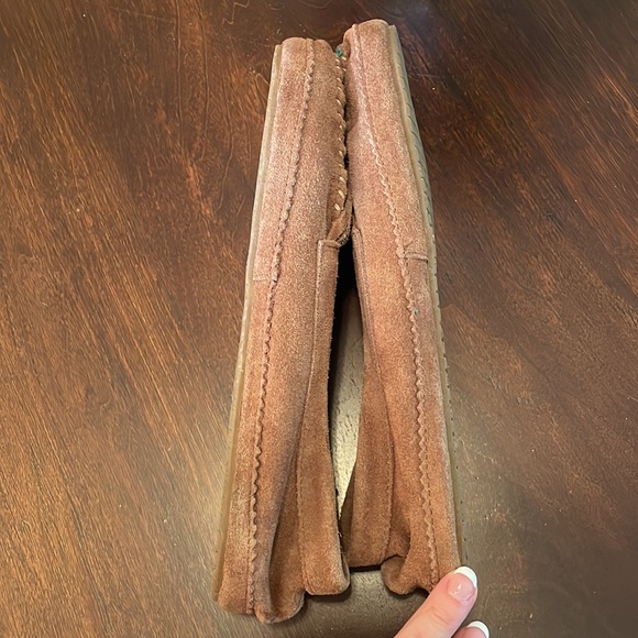 Sanuk Lafayette Brown Suede Leather Moccasin - Size 9 - Picture 9 of 12